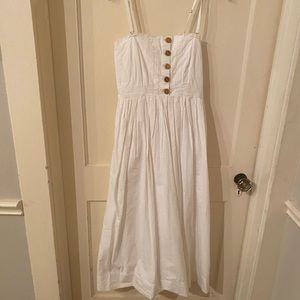 Free people white sundress, size S